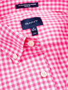 Regular Fit Gingham Broadcloth Shirt Perky Pink