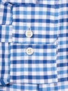 GANT Regular Fit 2-Color Gingham Broadcloth Shirt Blue