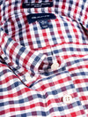 GANT Regular Fit 2-Color Gingham Broadcloth Shirt Red