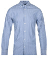 Regular Buttondown Broadcloth Stripe College Blue