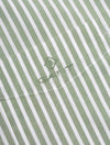 Regular Fit Stripe Broadcloth Shirt Kalamata Green