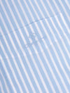 Regular Fit Stripe Short Sleeve Broadcloth Shirt Capri Blue