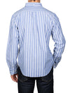 GANT Regular Fit Oxford Wide Stripe Shirt College Blue