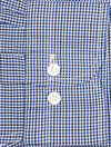 GANT Regular Fit Poplin Micro Gingham Shirt College Blue