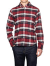 Regular Fit Flannel Check Shirt Cabernet Red