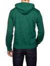 Double-knitted Full-Zip Hoodie Green