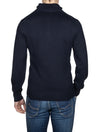 GANT Casual Cotton Half-Zip Sweater Evening Blue