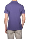 Mesh Polo Shirt Purple