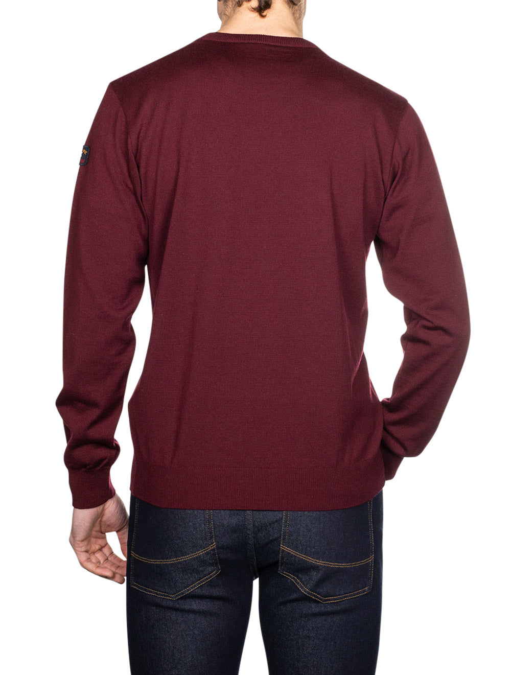 Knitted Roundneck Knitwear Wine