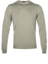 Stenstroms Crew Neck with patches Army Green