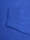 Stenstroms Merino Wool Half Zip Blue