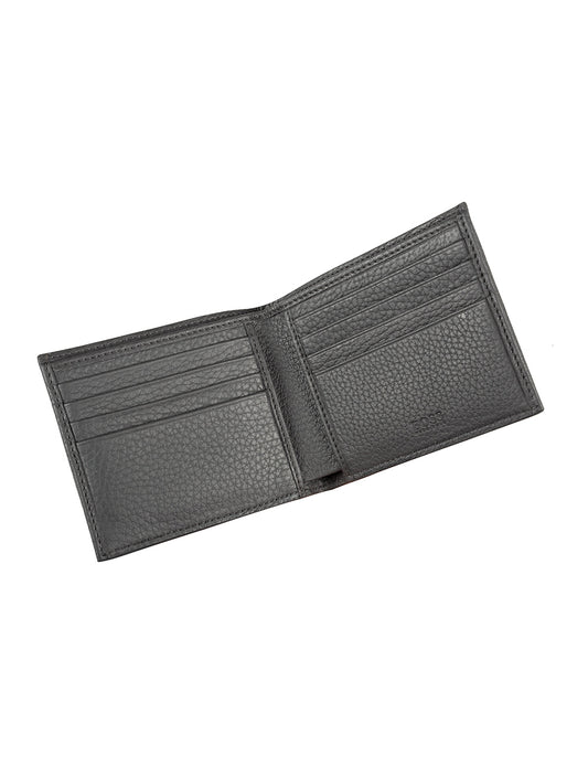 Hugo Boss Crosstown Grey Leather Wallet 