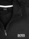 Hugo Boss Logo Loungewear Jacket in Cotton-blend Pique