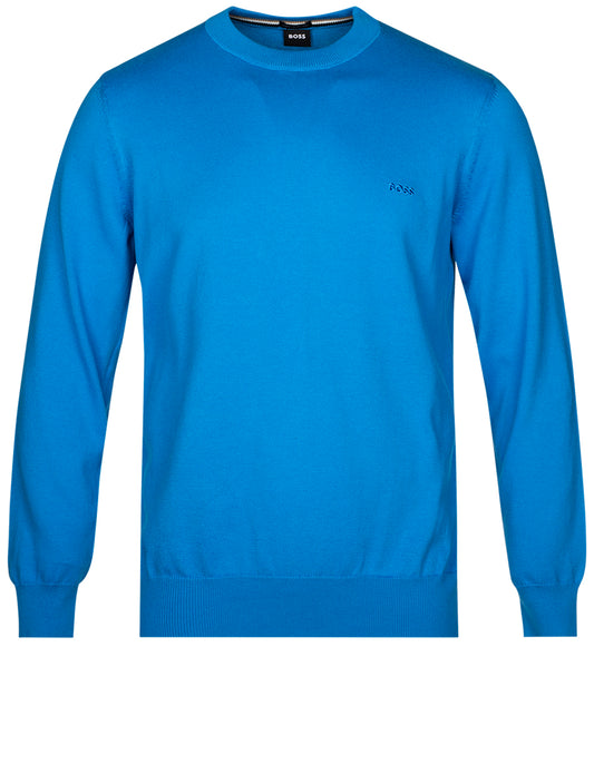 Hugo Boss Pacas-l Crew Neck Sweater Blue