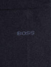 HUGO BOSS 3 Pack Cotton Blend Socks Navy
