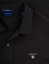 GANT Original Long Sleeve Piqué Polo Shirt Dark Jeans Black
