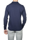 Original Long Sleeve Polo Shirt Evening Blue