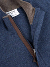 Gran Sasso Wool And Cashmere Half Zip Blue