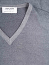 Gran Sasso V-Neck Pullover Grey