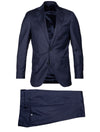 Louis Copeland Ascot Suit Hamptons Blue 2 piece 2 button notch lapel soft shoulder flap pockets 1
