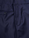 Louis Copeland Ascot Suit Hamptons Blue 2 piece 2 button notch lapel soft shoulder flap pockets 7