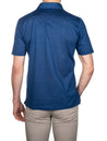 Gran Sasso 3 button Polo Shirt Blue 660