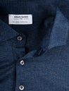 Gran Sasso 3 button Polo Shirt Dark Blue 661