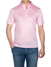 Gran Sasso 3 button Polo Shirt Pink