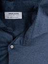 Gran Sasso Stretch Polo Jersey Shirt Blue 584