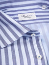 Stenstroms Fitted Herringbone Stripe Shirt