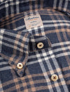 STENSTROMS Fitted Check Shirt Grey