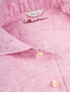 Stenstroms Linen Fitted Shirt Pink