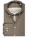 Stenstroms Sport Casual Fitted Shirt Olive