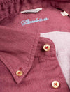 Sport Casual Fitted Shirt Burgundy