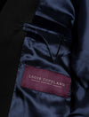Louis Copeland Velvet Jacket Blue Single Breasted 1 Button Peaked Lapel 4