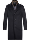 Rick Coat With Fur Collar And Insert Navy