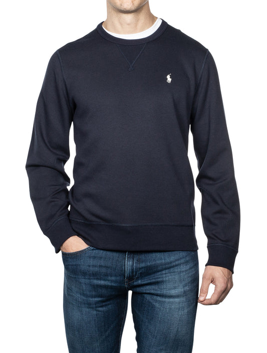Ralph Lauren Double-Knit Sweatshirt Navy