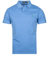 RALPH LAUREN Mesh Polo Shirt Blue