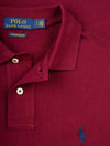 Mesh Polo Shirt Dark Red