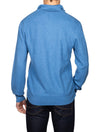 Ralph Lauren Pima Texture Half Zip Pullover Blue