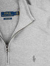 Ralph Lauren Pima Cotton Texture Half-Zip Grey 