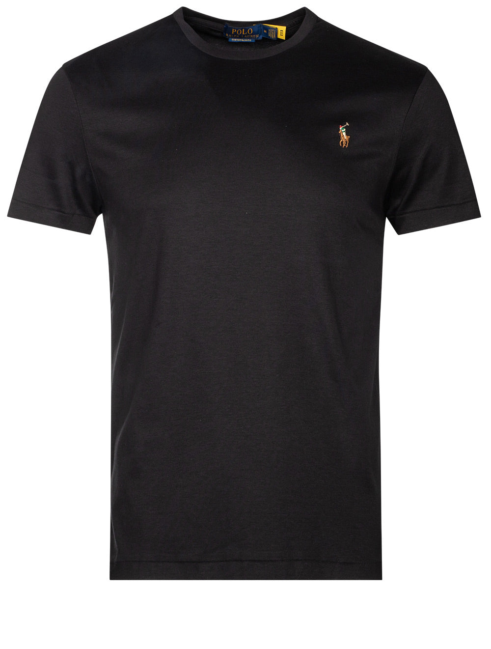 Pima Polo T-Shirt Black