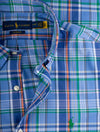 Ralph Lauren Multi Check B/d Shirt Blue
