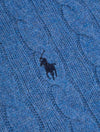 RALPH LAUREN Cable-Knit Wool Cashmere Jumper Blue