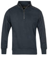 Belstaff Jaxon Quarter Zip Sweater Charcoal