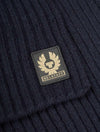 Belstaff Watch Scarf with Patch Navy