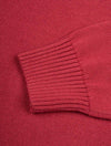 GANT Casual Cotton Half-Zip Sweater Cabernet Red