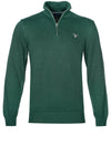 GANT Casual Cotton Half-Zip Sweater Storm Green