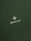 GANT Cotton Pique Half-Zip Storm Green