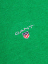 GANT Classic Cotton C-neck Dark Hunter Green Melange